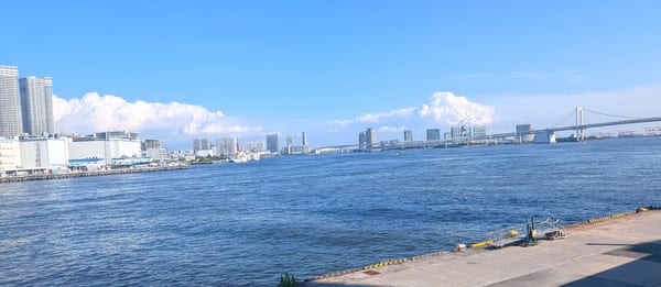 The waterfront at Hinode and Shibaura