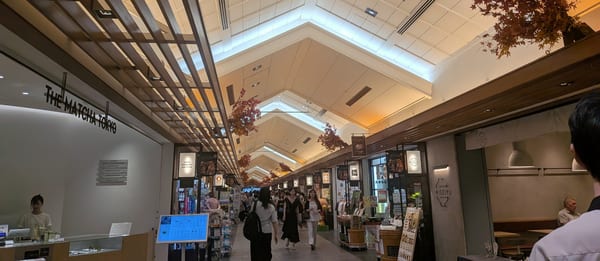Solamachi Shotengai, the first-floor shopping street