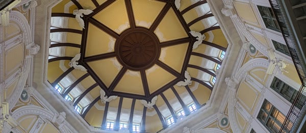 The eight zodiac animals in the dome